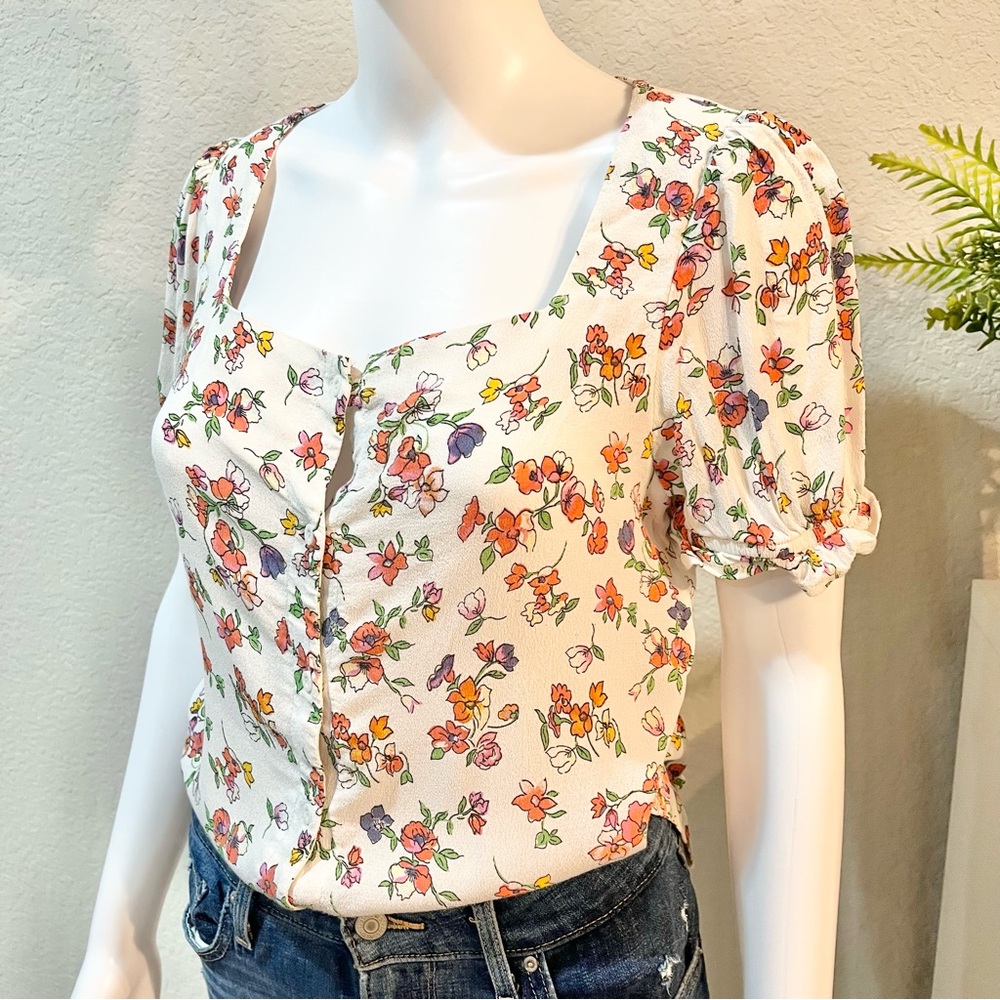 Floral Paisley Top